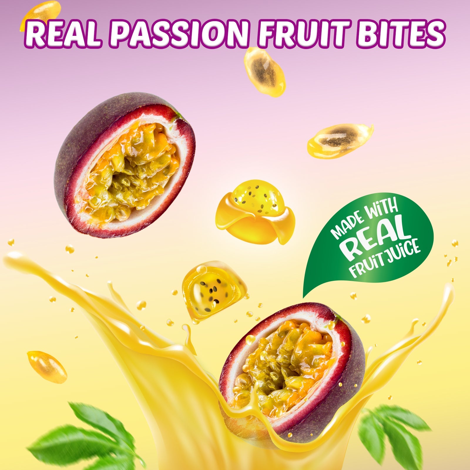 Peelable Gummy Passion Fruit Flavor