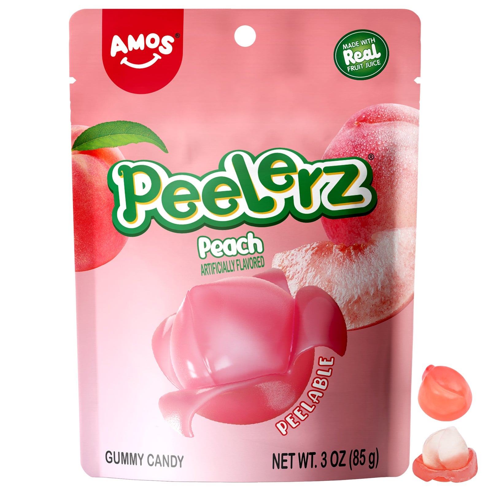 Peelable Gummy Peach Flavor
