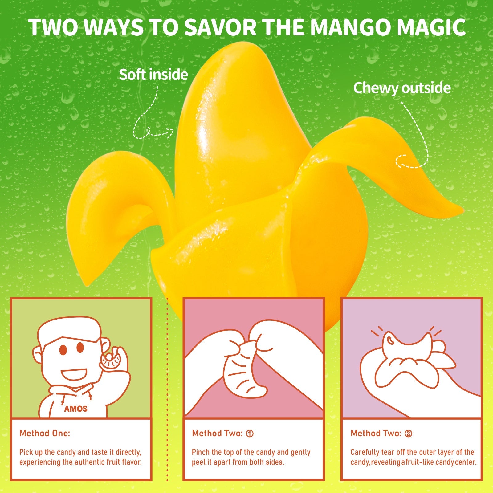 Peelable Gummy Mango Flavor