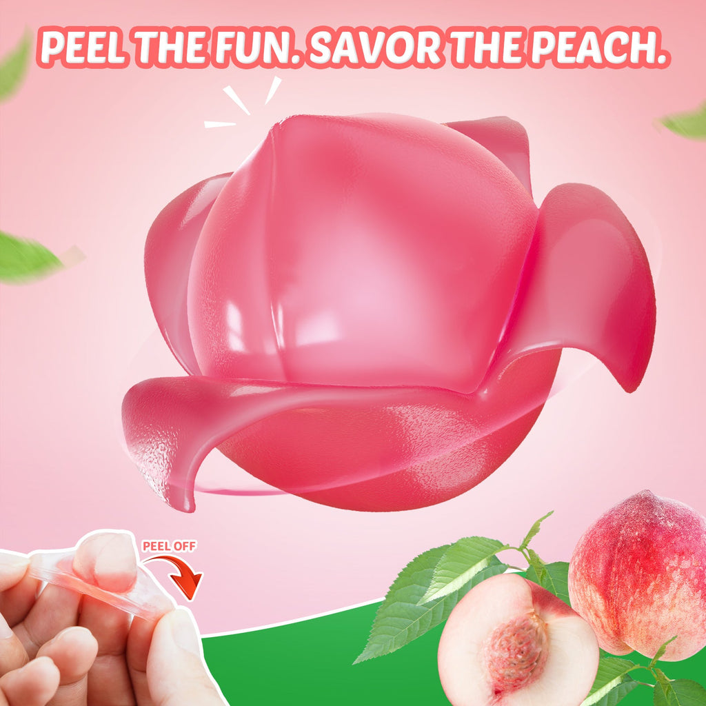 Peelable Gummy Peach Flavor