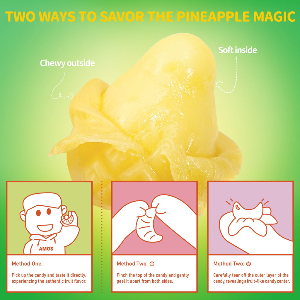 Peelable Gummy Pineapple Flavor